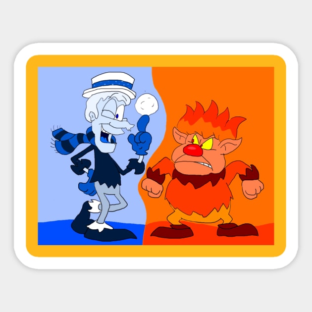 miser brothers cartoon Sticker by coronagilo